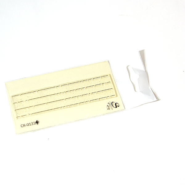 Штамп Stylish Stamps "разлиновка узкая горизонт 4 линии"