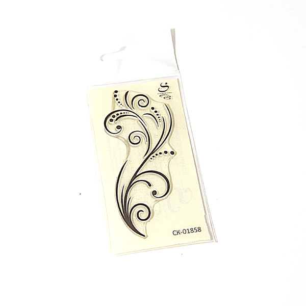 Штамп Stylish Stamps "Завиток с точками"