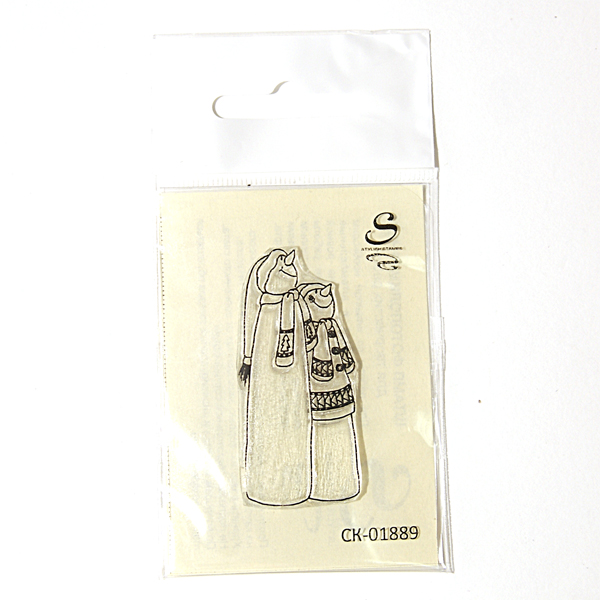 Штамп Stylish Stamps "Снеговики худые"