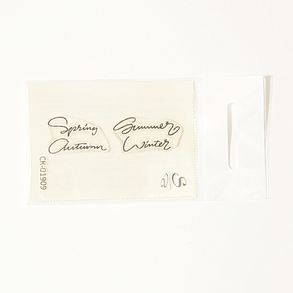 Штамп Stylish Stamps "Времена года рукописные мал"