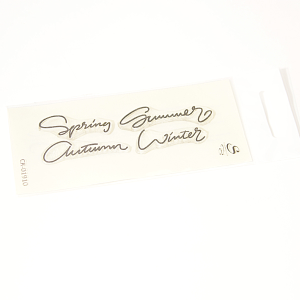 Штамп Stylish Stamps "Времена года рукописные бол"