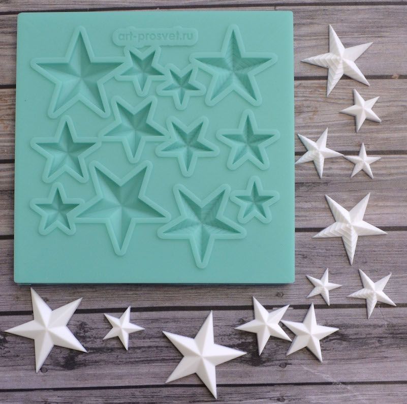 Молд Просвет "Звезды"