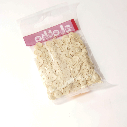 Пайетки Zlatka "Матовый бежевый"