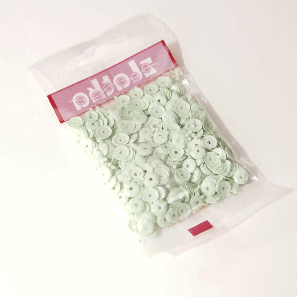 Пайетки Zlatka "Мятный зелёный"