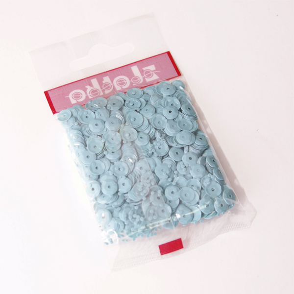 Пайетки Zlatka "Матовый бирюзовый"