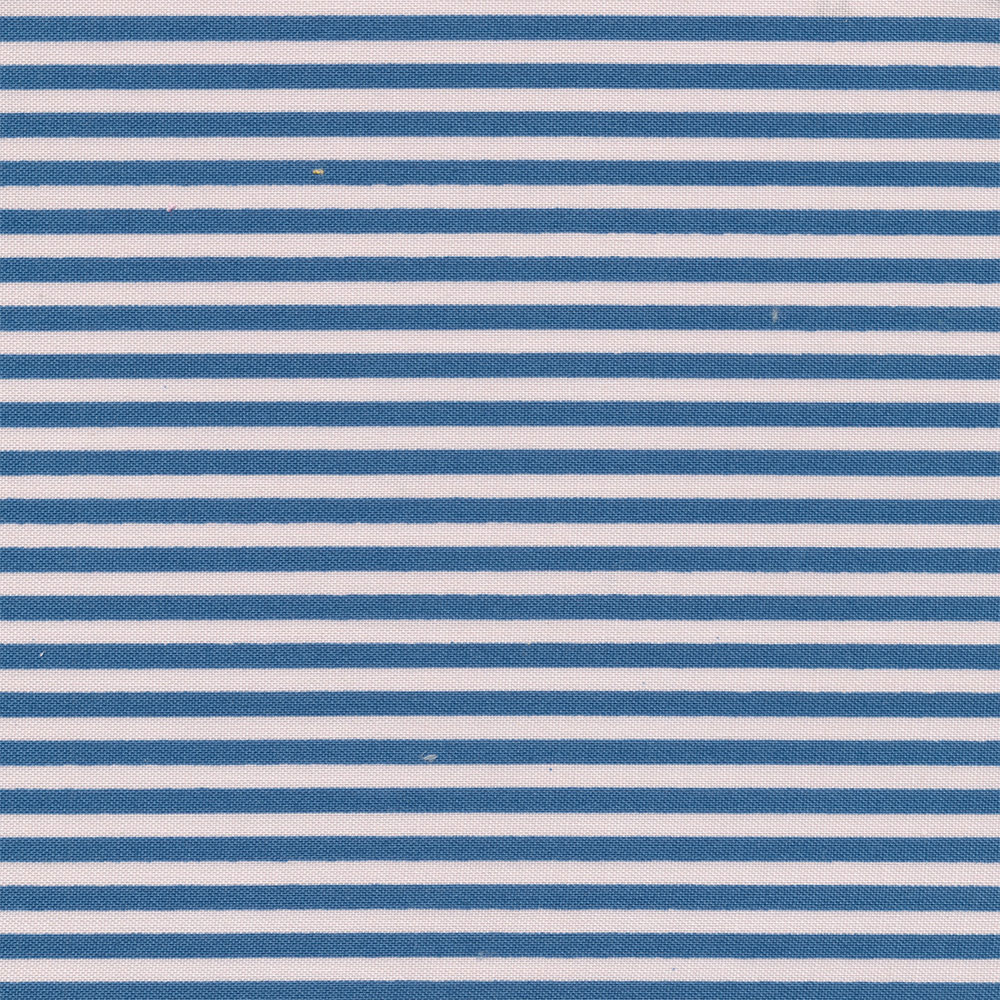 Ткань лоскутная 50 х 55 см "Бабушкин сундучок" Синяя полоска