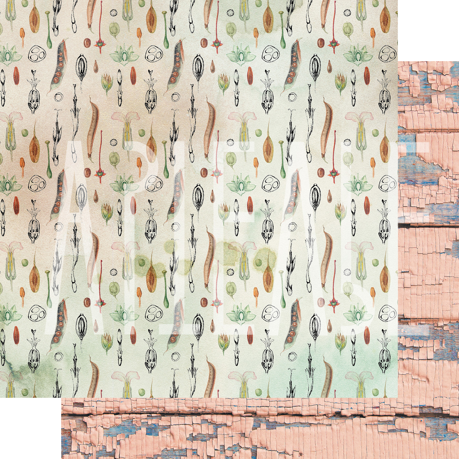 Бумага для скрапбукинга Артелье "PHOTOсинтез" Что посеешь, то пожнешь (ATL14)