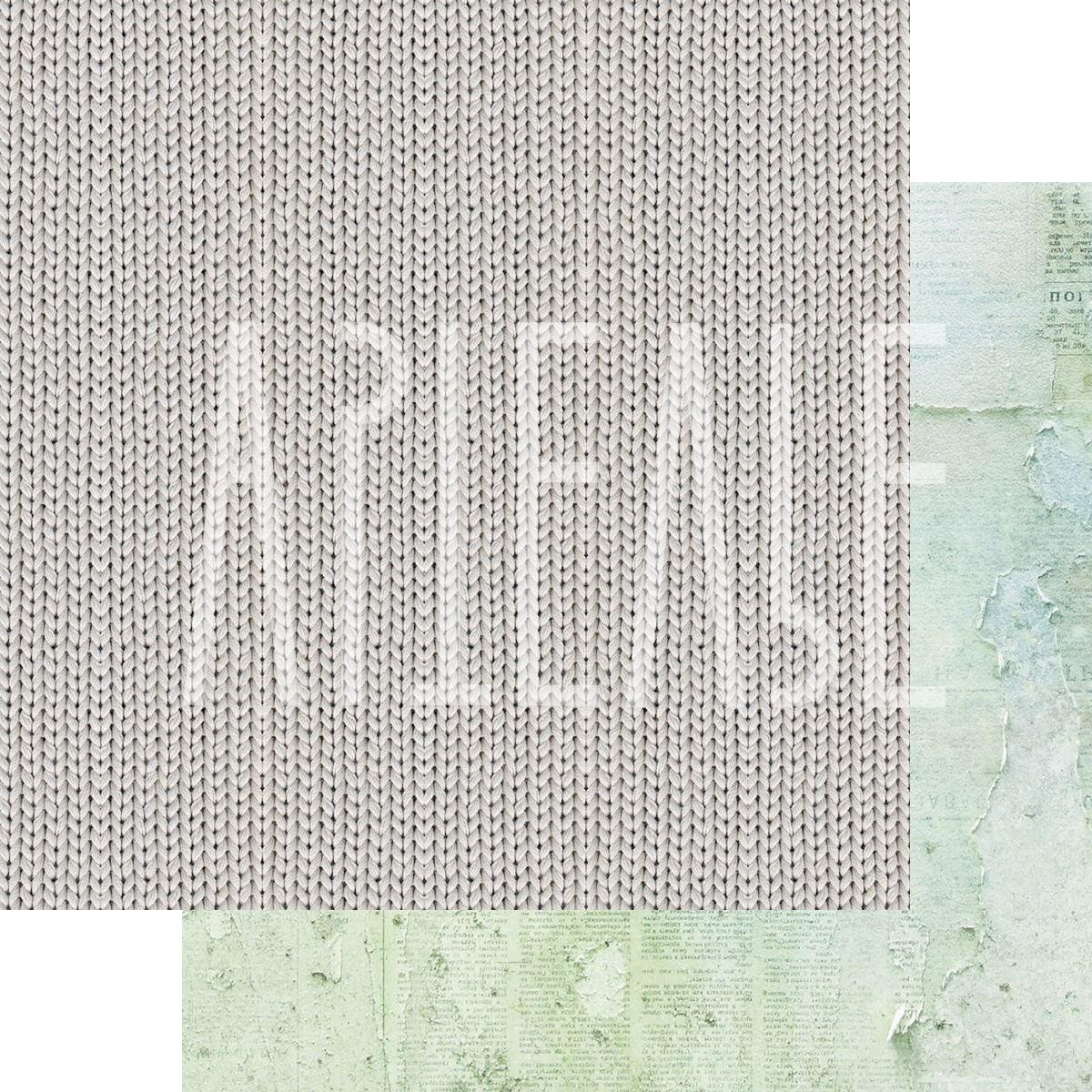 Бумага для скрапбукинга Артелье "ФОНОteka" Связанные одной нитью (ATL26)