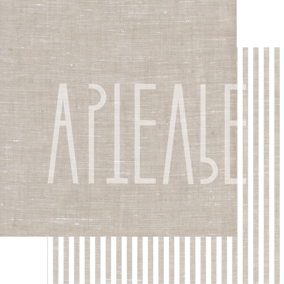 Бумага для скрапбукинга Артелье "ФОНОteka" Там, где лен шумит (ATL28)