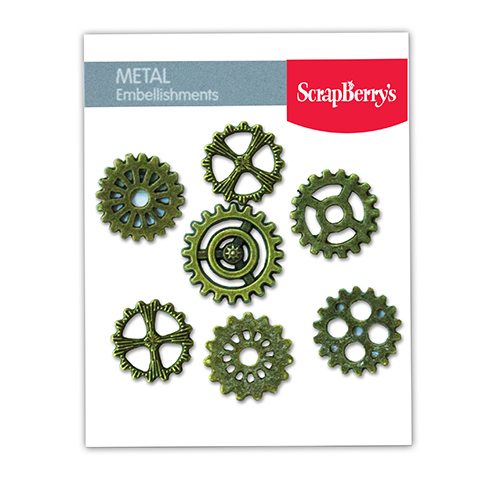 Набор шестеренок Scrapberrys 1,5-1,7 см