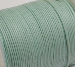 Вощённый шнур 1 мм. Цвет мятный