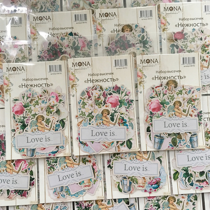 Набор картонной вырубки MONAdesign "Нежность"