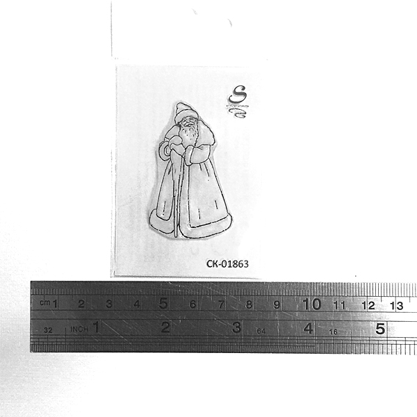 Штамп Stylish Stamps "Дед мороз мал"