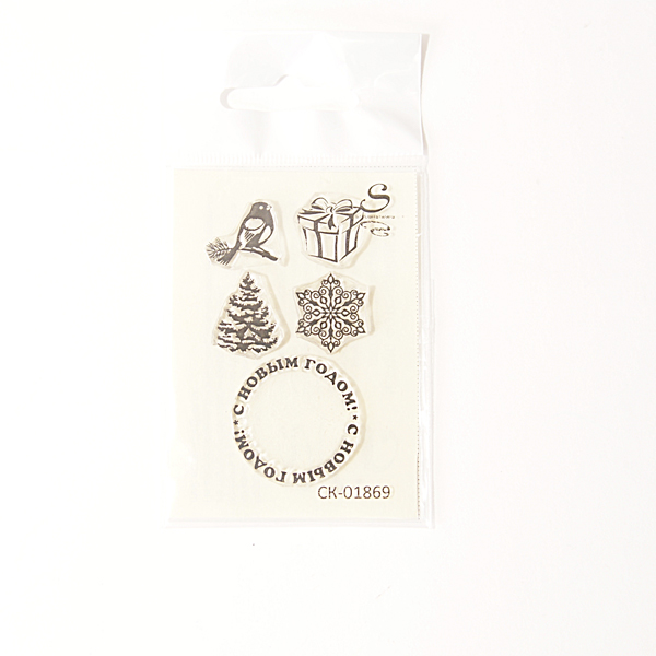 Штамп Stylish Stamps "штемпель новогодний с 5 элементами"
