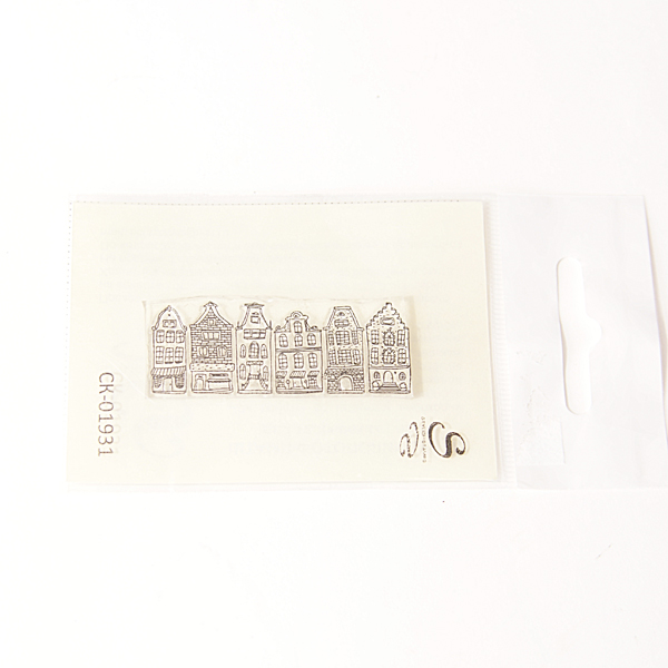 Штамп Stylish Stamps "Голландские домики смешные 01931"