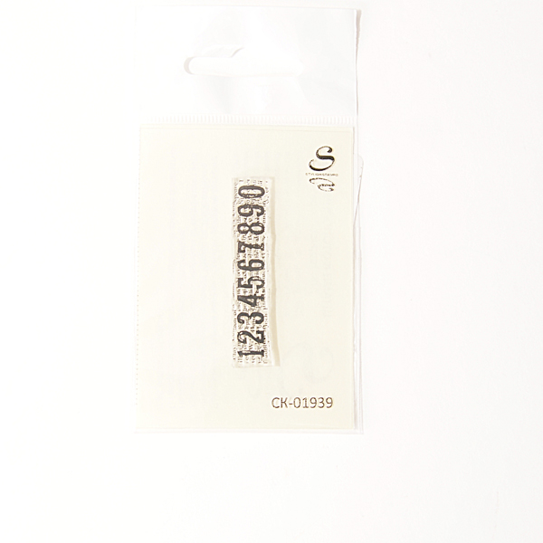 Штамп Stylish Stamps "Цифры на газете мал"