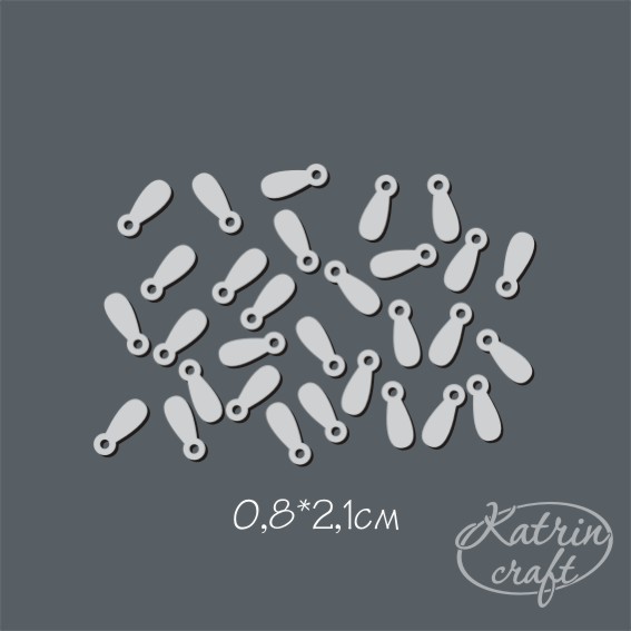 Набор анкеров из акрила 1 мм КРУГЛЫЕ (30шт)