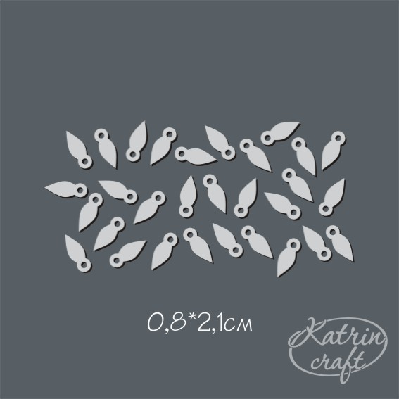 Набор анкеров из акрила 1 мм ОСТРЫЕ (30 шт)