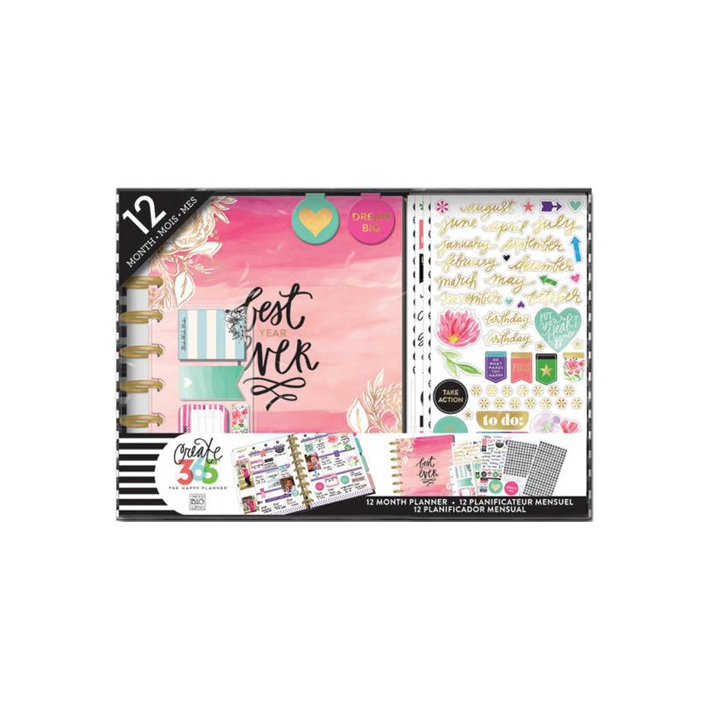 Планер Create 365 "Best Year" с набором наклеек.