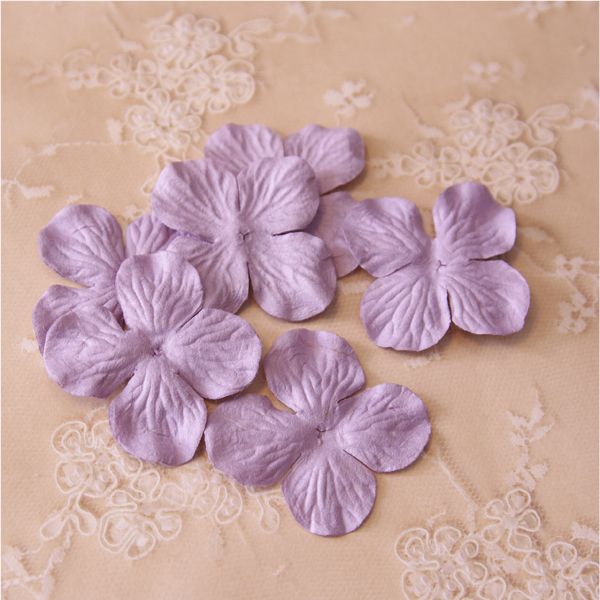 Гортензия 4 см, цвет сиреневый