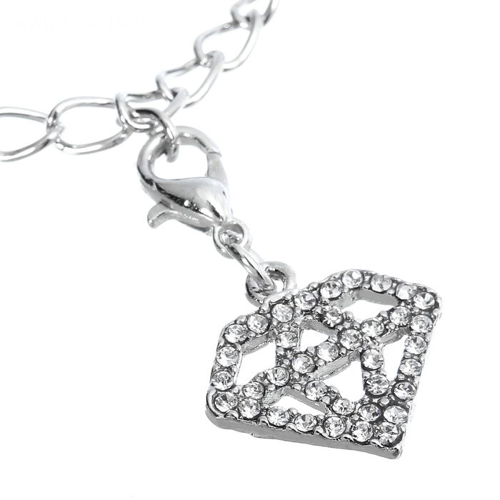 Шармик "Кристалл", Цвет белый в серебре (469)