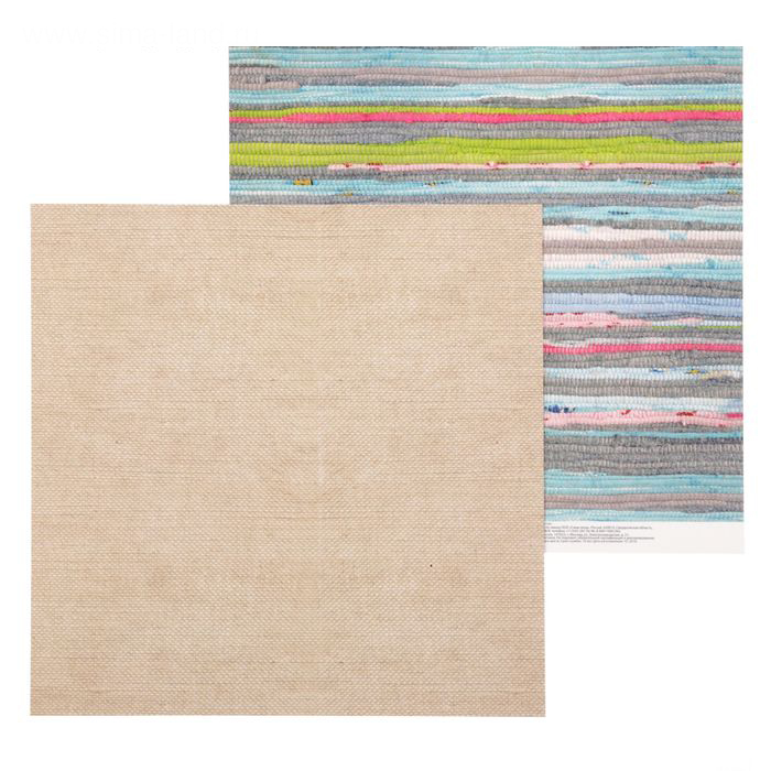 Бумага для скрапбукинга АртУзор "Naturals" Дачный коврик (ART311)