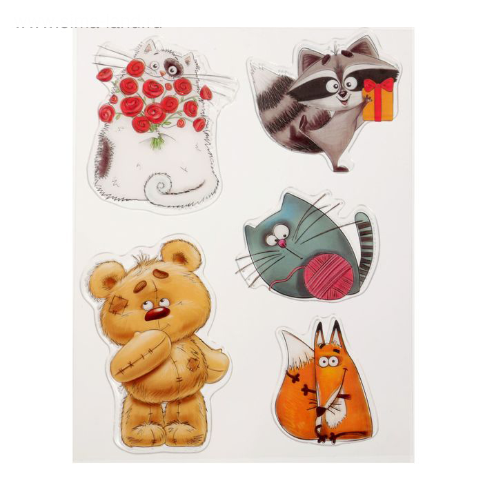 Набор штампов Артузор "Забавные животные"