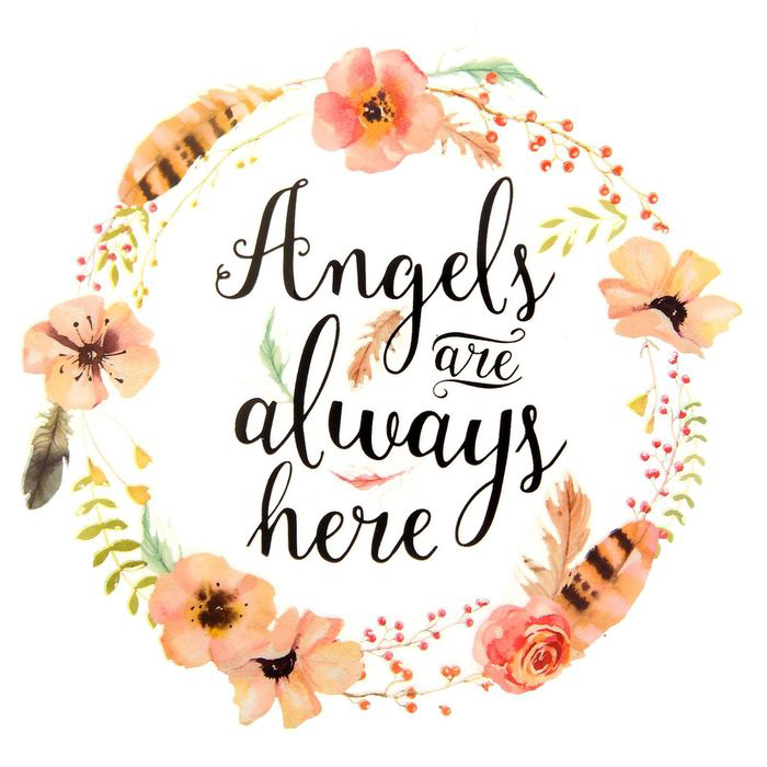 Термонаклейка для декорирования Артузор "Angels are always here"