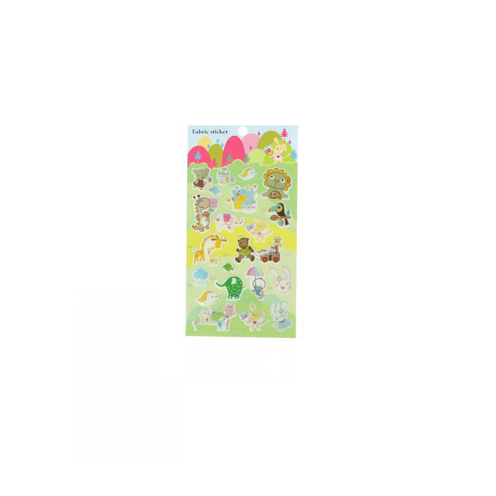 Наклейки "Зверята", 19х9,5 см