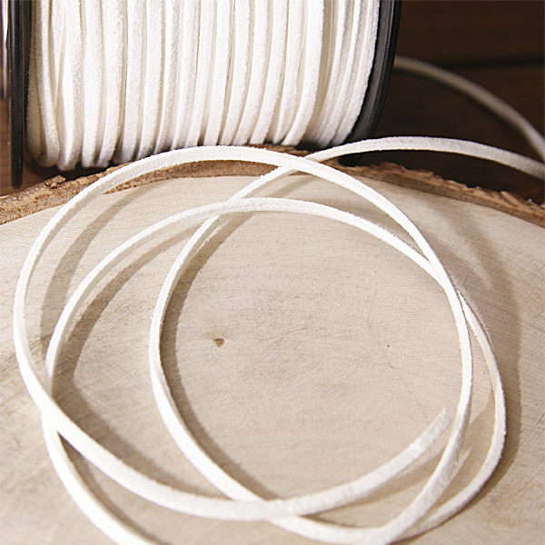 Шнур замшевый с прямоугольным сечением, толщина 3 мм