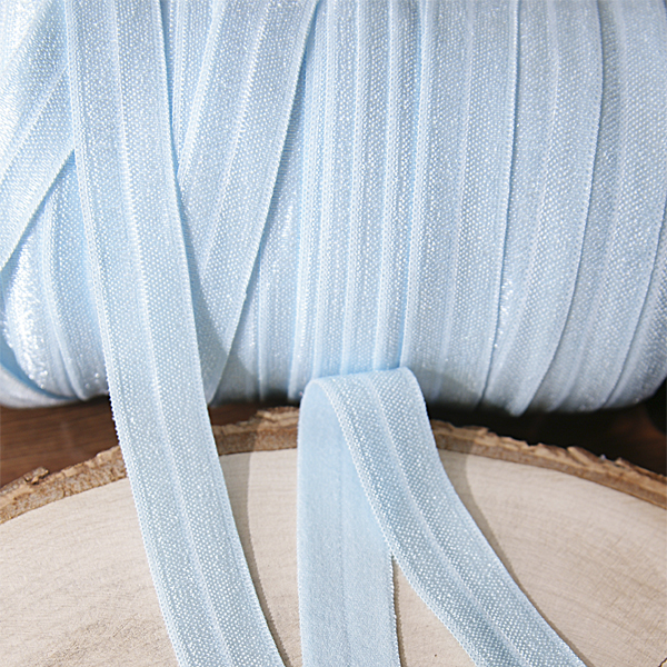 Резинка для блокнота 15 мм, цвет голубой