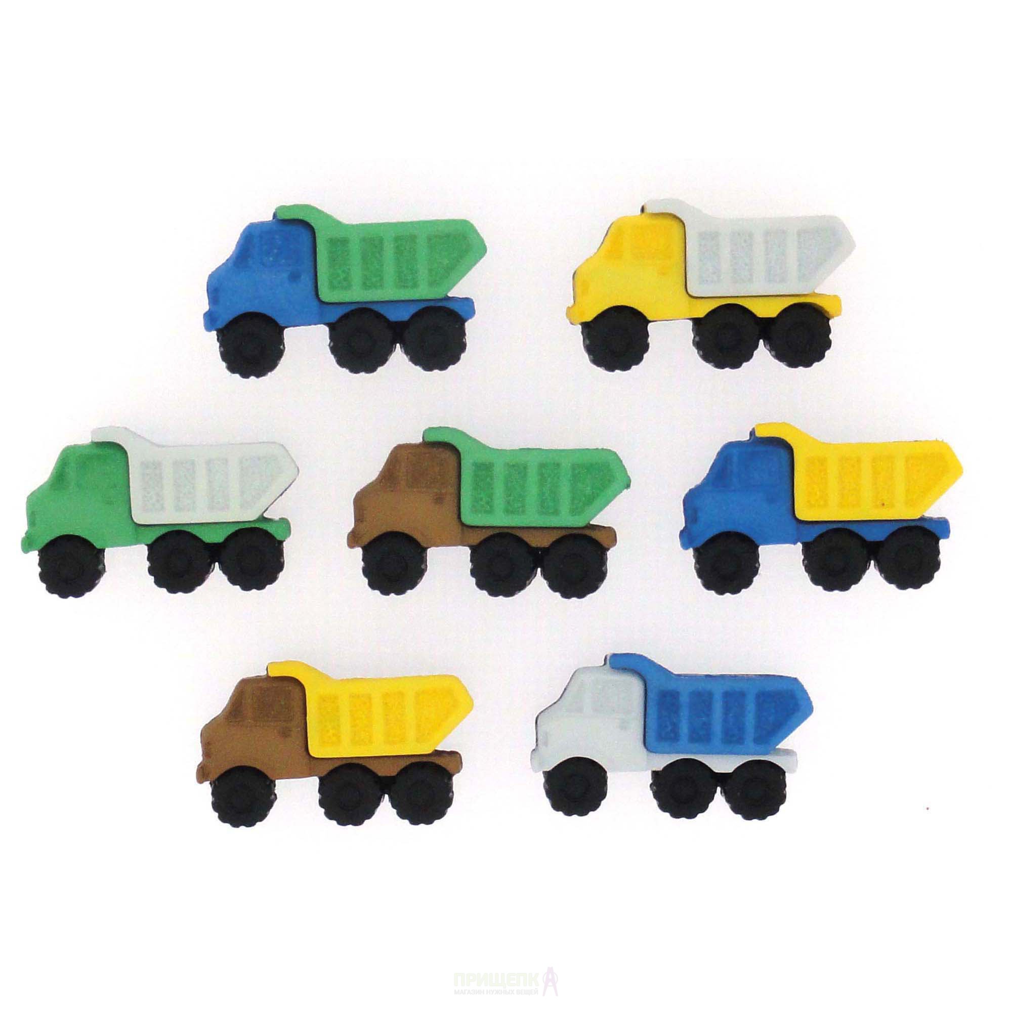 Набор мини-пуговиц Dress It Up "Грузовики"