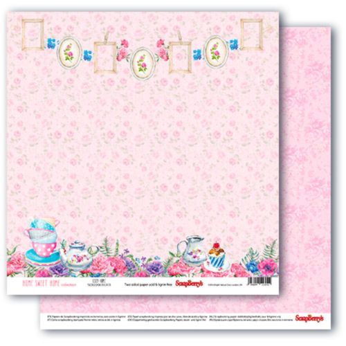 Бумага Scrapberrys "Милый дом" cozy home (SB784)