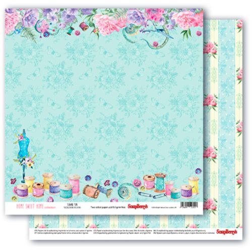 Бумага Scrapberrys "Милый дом" sewing fun(SB789)