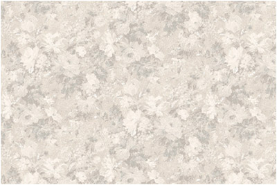 Ткань лоскутная 50 х 55 см "4522", кремовые цветы на бежевом