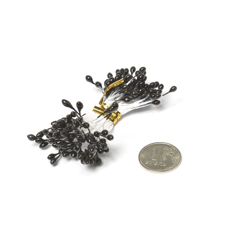 Тычинки Magic, цвет чёрный, 84 шт