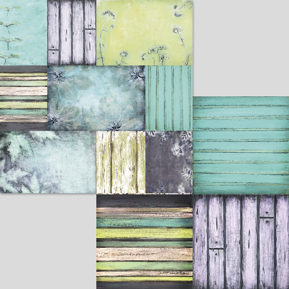 Бумага 30,5х 30,5см Мемуарис "Шёпот звёзд", Шёпот (MEM9)