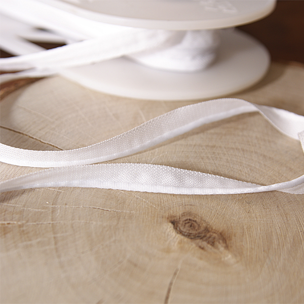 Лента для каптала, яркий белый