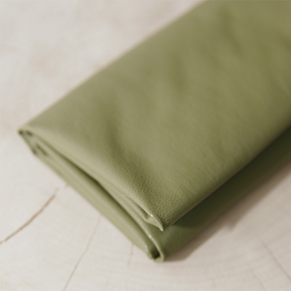 Кожзам корейский, отрез 35 х 50 см, цвет хаки