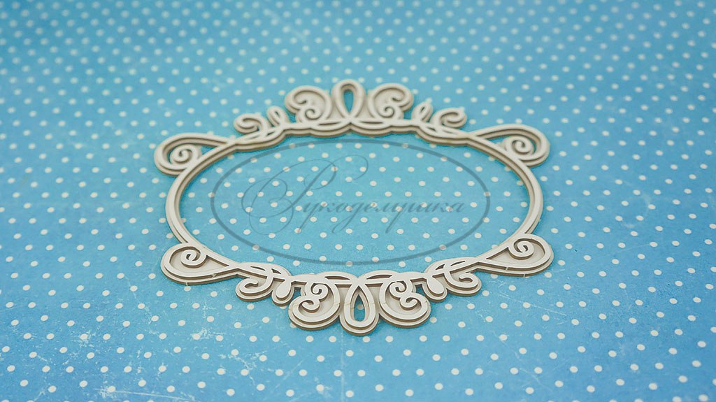 Вырубка из чипборда Рукоделушка "Рамка 29-2 (двухслойная)"
