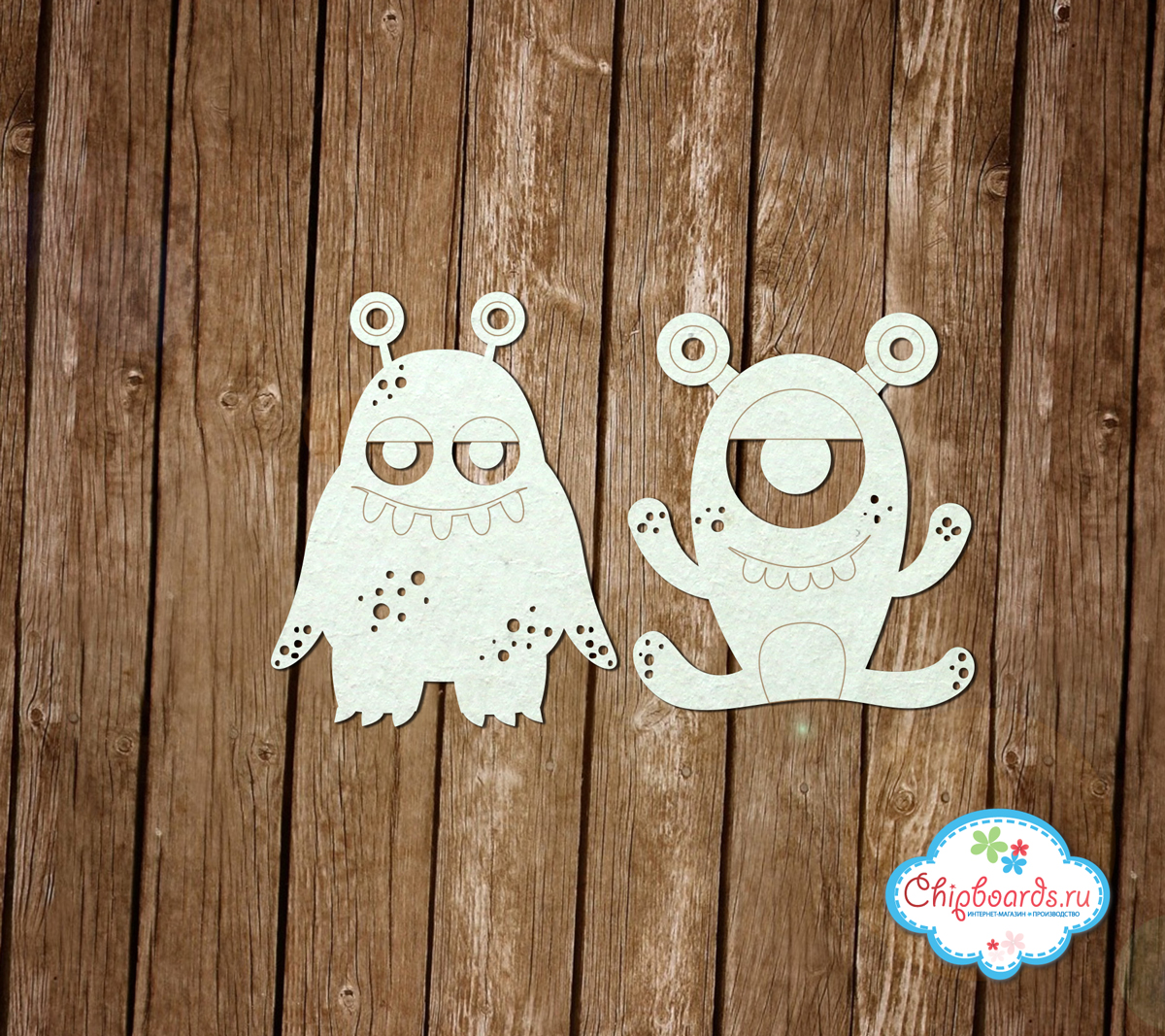 Чипборд Chipboards "Инопланетяне"