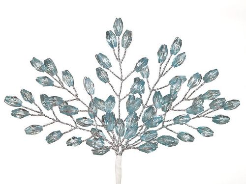 Мини-веточки с акриловыми лепестками Scrapberrys ГОЛУБЫЕ