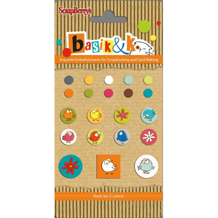 Набор брадс Scrapberrys "Басик 2"