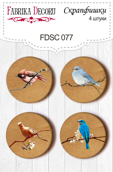 Набор фишек Фабрика Декору "Птички"