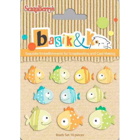Набор брадс Scrapberrys "Рыбалка 1"