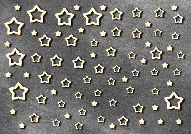 Чипборд Фабрика Декору "Звёздочки"
