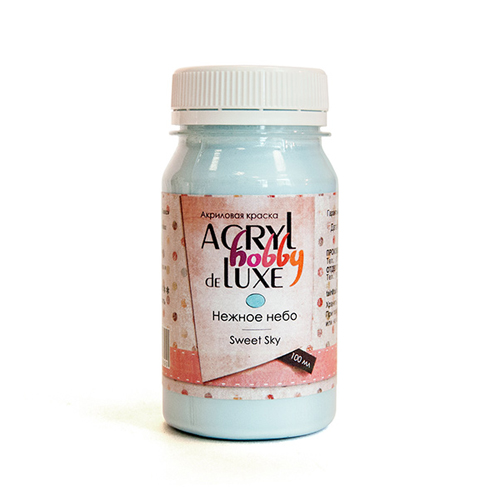 Акрил Хобби ДЕЛЮКС, цвет нежное небо
