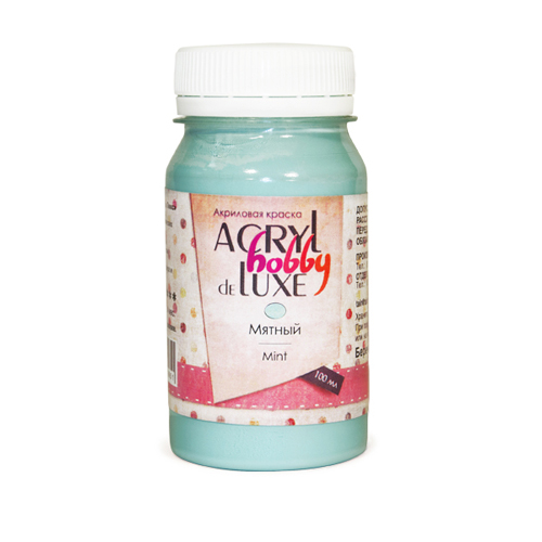 Акрил Хобби ДЕЛЮКС, цвет мятный