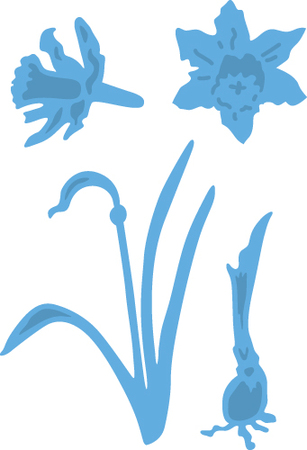 Ножи для вырубки Marianne Designs "Нарциссы"