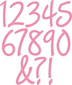 Ножи для вырубки Marianne Designs "Цифры"